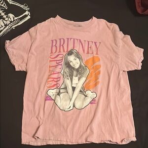 Britney Spears Pink Graphic Tee